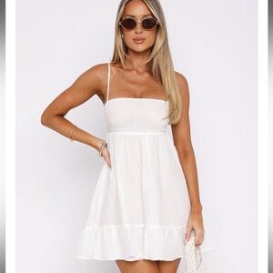 NWT White fox boutique dress size S